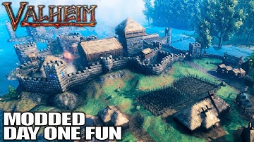 New World Modded Out Day One | Valheim Gameplay | Part 1