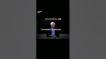 Focus And Fail Fast 🔥📈