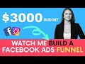 Watch Me Build a Facebook Ads Account With a $3000/Month Budget (E-COMMERCE FACEBOOK ADS FUNNEL)