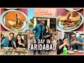 Faridabad food tour  lunch at a bhojnalaya  bhaji burger dosa piece dosa chole  much more