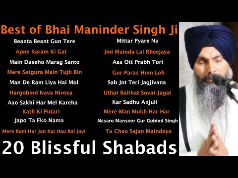 Best of Bhai Maninder Singh Ji Hazoori Ragi Sri Harmandir Sahib I Non Stop Kirtan I Kirtan Jukebox
