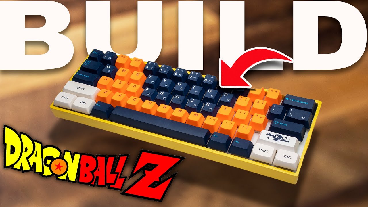 I Made a Custom Dragon Ball Z Goku Keyboard YouTube
