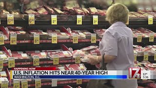 US inflation hits nearly 40-year record high