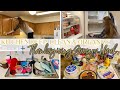 KITCHEN DEEP CLEAN AND ORGANIZE +THANKSGIVING GROCERY HAUL | DEEP CLEANING DECLUTTERING & ORGANIZING