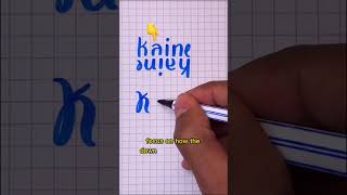 Going more in depth on downstroke matching for ambigrams!