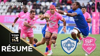 TOP 14 : Résumé partie Castres Olympique vs Stade Français Paris : J25 - Saison 2023/2024