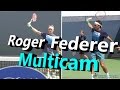 Roger Federer Multicam Practice Session #1 (Cincinnati 2014)