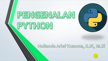 #3 Pemograman python - Operator, Variabel, Komentar