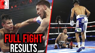 Emanuel Navarrete Vs Ruben Villa Full Fight Results