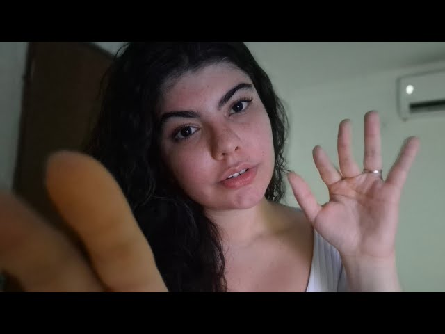 ASMR EM INGLÊS: tapping, siga minhas instruções, massagem 💤✨