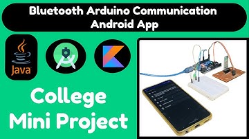 College Mini Project: Bluetooth Arduino Communication Android App #androidstudio #appdevelopment