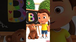 B for Bear 🐻 Learn English Alphabets | भालू का डांस! | Learn ABC #Shorts