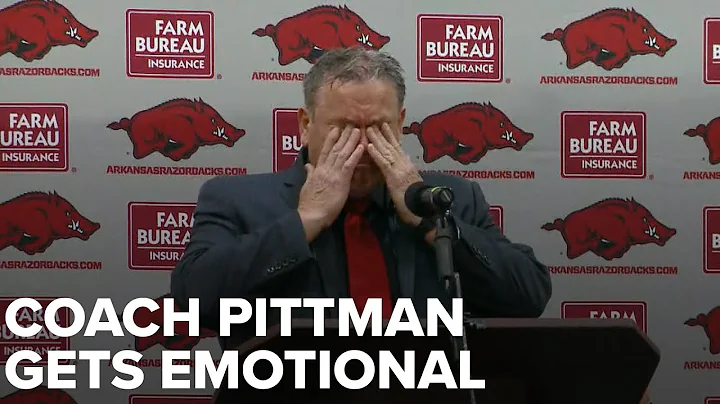 Sam Pittman gets emotional as new Razorback head c...