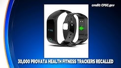 Provata Health Fitness Trackers Recalled