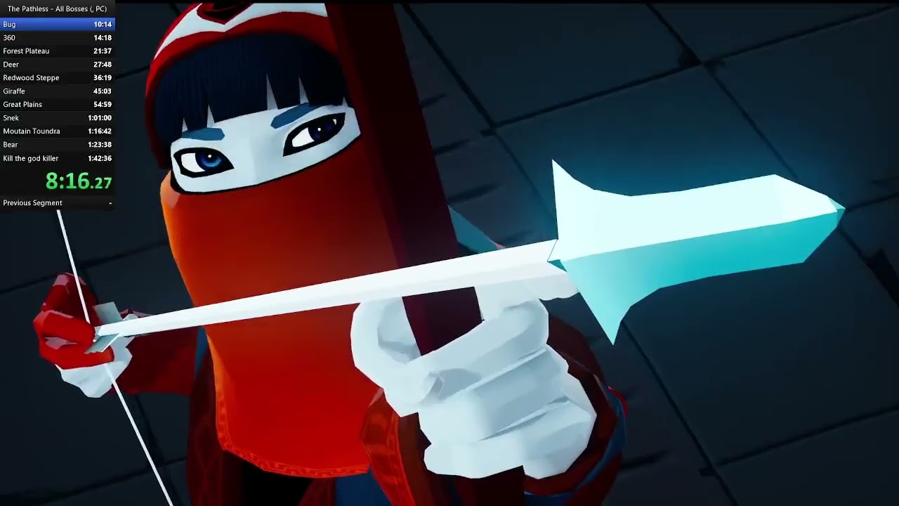 The Pathless speedrun (All Bosses) 1h42min18s