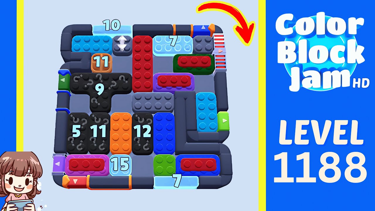 Color Block Jam Level 1188 Solution Walkthrough - YouTube