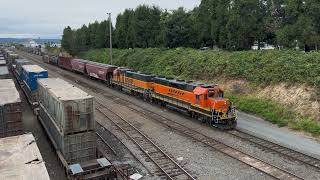 Railfanning Seattle, WA! ~ Feat. BNSF OCS, SD75 Leaders, CSX, UP, Sounder, and MORE!