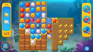 Fishdom level 276 - 17 Moves - No Boosters