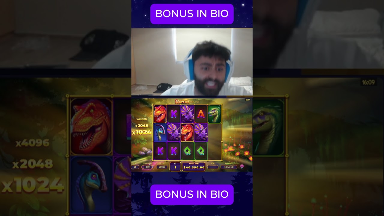 Epic Win: Streamer Hits $200,000 Jackpot on Raptor Slot! 