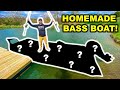 Building a HOMEMADE DIY Bass Boat for My BACKYARD POND!!!