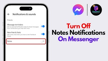 How To Turn Off Messenger Notes Notifications | Disable Notes Notifications on Messenger