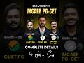 CUET PG vs ICAR PG vs MCAER 2026: Complete Comparison & Strategy
