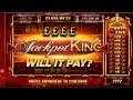 Goonies slot  jackpot king feature  will it pay