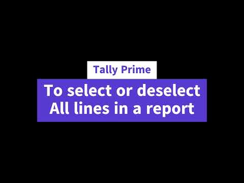 To select or