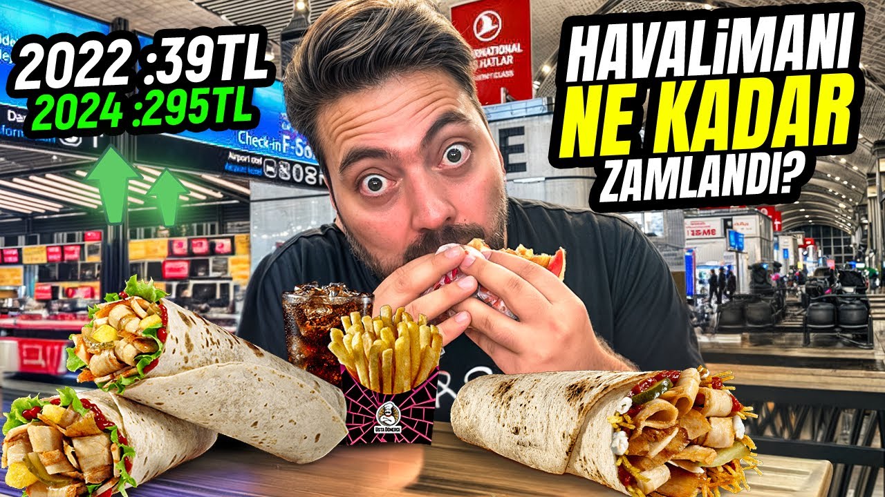 SABİHA GÖKÇEN HAVALİMANIN’DA YEMEKLER NE KADAR ZAMLANDI ?
