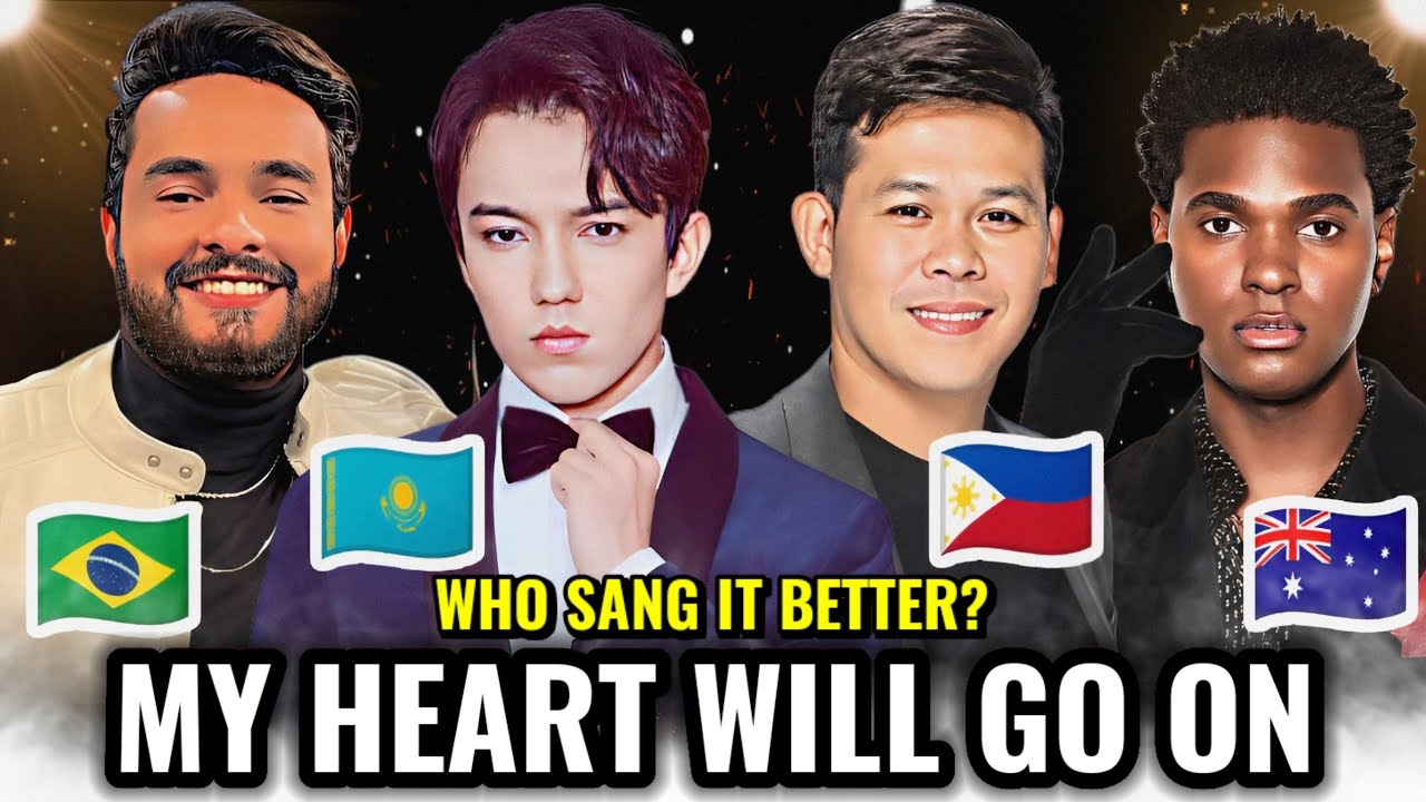 MY HEART WILL GO ON - Johnny Manuel VS. Gabriel Henrique VS. Dimash Kudaibergen VS. Marcelito Pomoy MY HEART WILL GO ON - Johnny Manuel VS. Gabriel Henrique VS. Dimash Kudaibergen VS. Marcelito Pomoy
