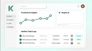 Kognit | SaaS Product Explainer (UI Animation Concept)