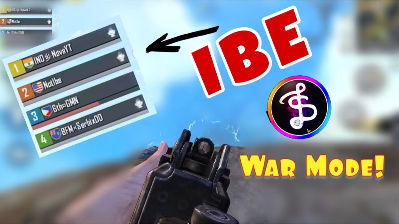 Novaking War Mode Gameplay with IBE! | Pubg Mobile - fun place - 