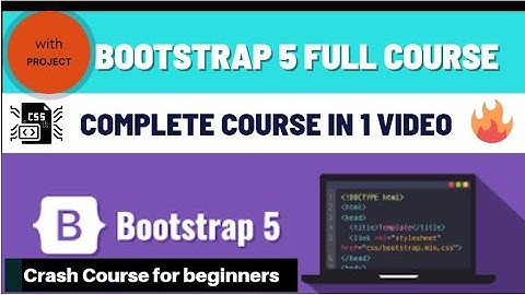 Bootstrap Full Course with  Project in Urdu/Hindi | Bootstrap 5 Framework Full Course For Beginners🔥