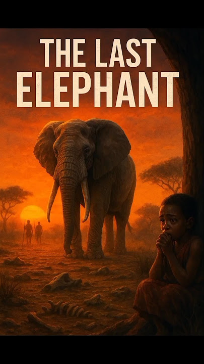 The last elephant didn’t run. He taught them a lesson.🌍🐘#AfricanFolktale #villagelife #shorts