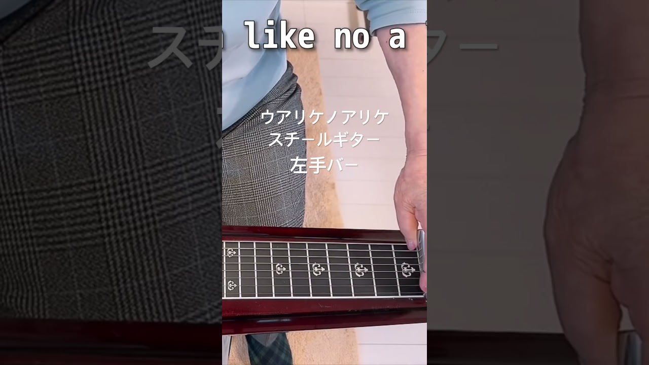 ウアリケノアリケスチールギター左手バー　
