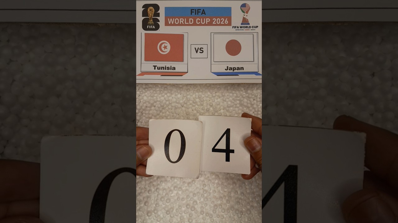 Match Highlights: Tunisia vs Japan (0-4) | Samurai Blue Put on a