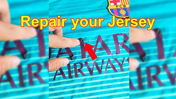 How to Repair/Glue your Jersey Tutorial /Unstuck letters, Peeled Off Symbols/Letter/Emblems