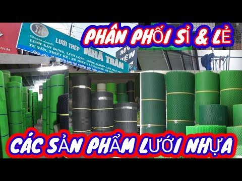 Lưới Nhựa Đen - Xanh - Trắng Tại Cửa Hàng Lưới Thép Nhã Trân Ngày 13-10-2021