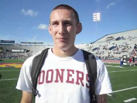 missouri track and field state meet 2018 800 Champion Dan Mazar of Rockwood Summit interview @ 2011 Kansas Relays MVI_0152.mov