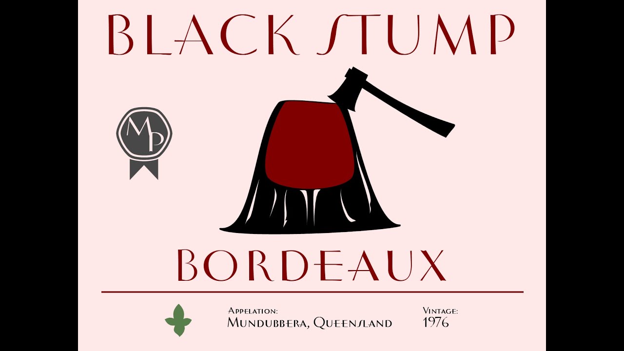 Black Stump Bordeaux (Monty Python) Bottle - Jason Does something - YouTube