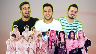 Kpop Tepki̇ Bts -Fake Love Blackpi̇nk - Ddu Du Ddu Du How You Li̇ke That Kpop Reacti̇on