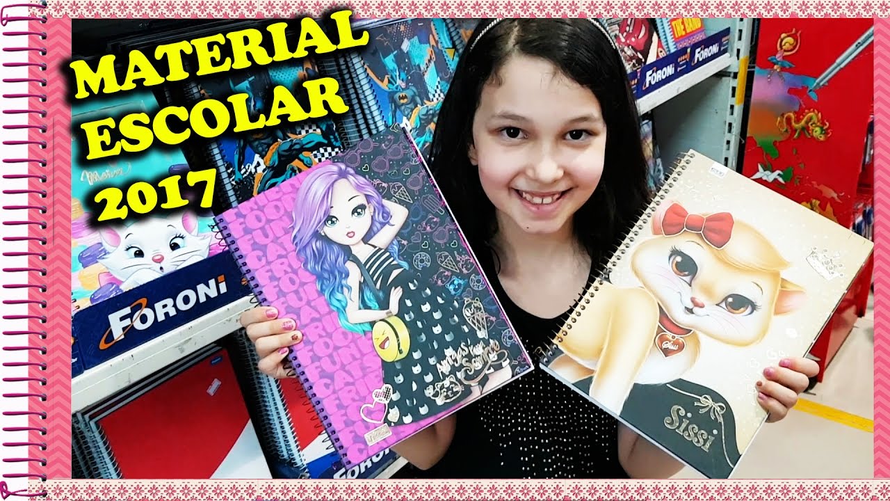 COMPRANDO MEU MATERIAL ESCOLAR 2017
