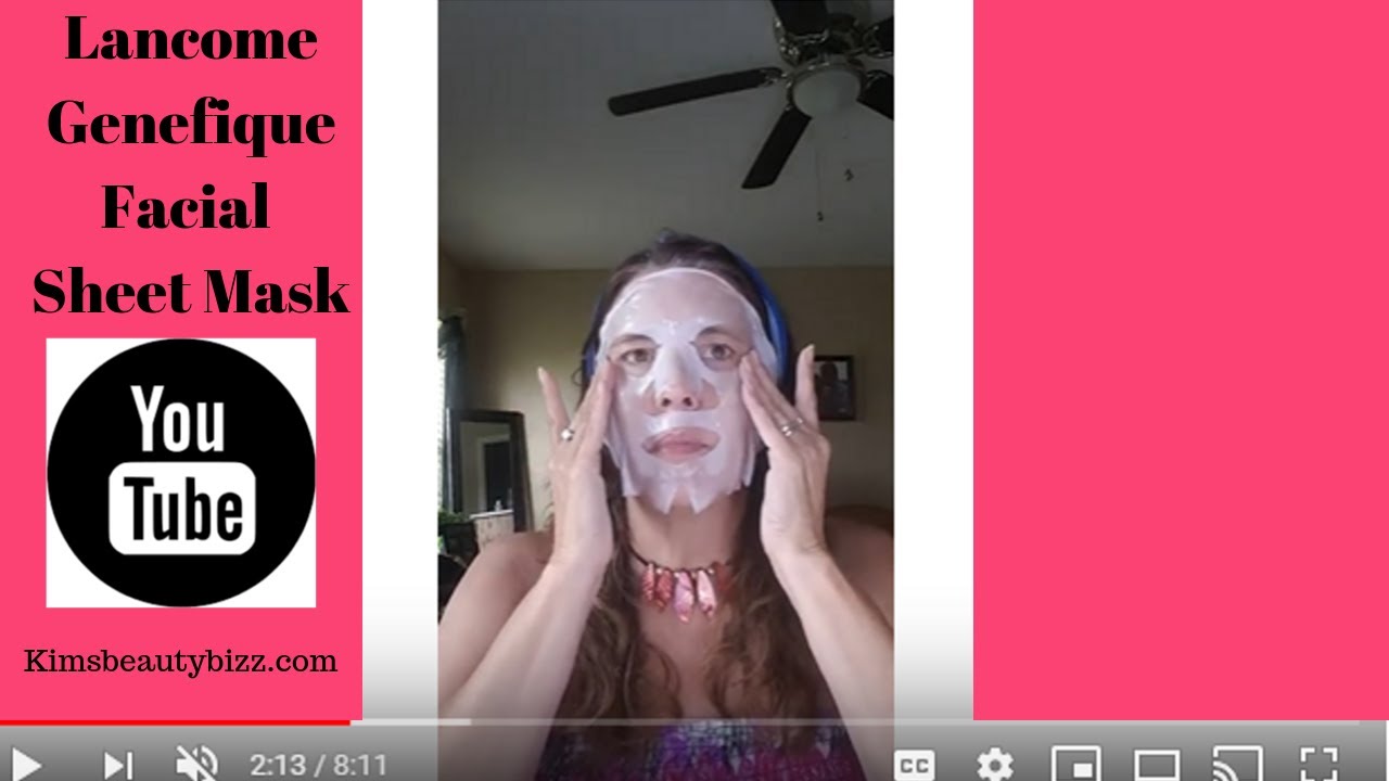 Genifique Hydrogel Facial Sheet Mask INTENSE MOISTURE SKIN CARE