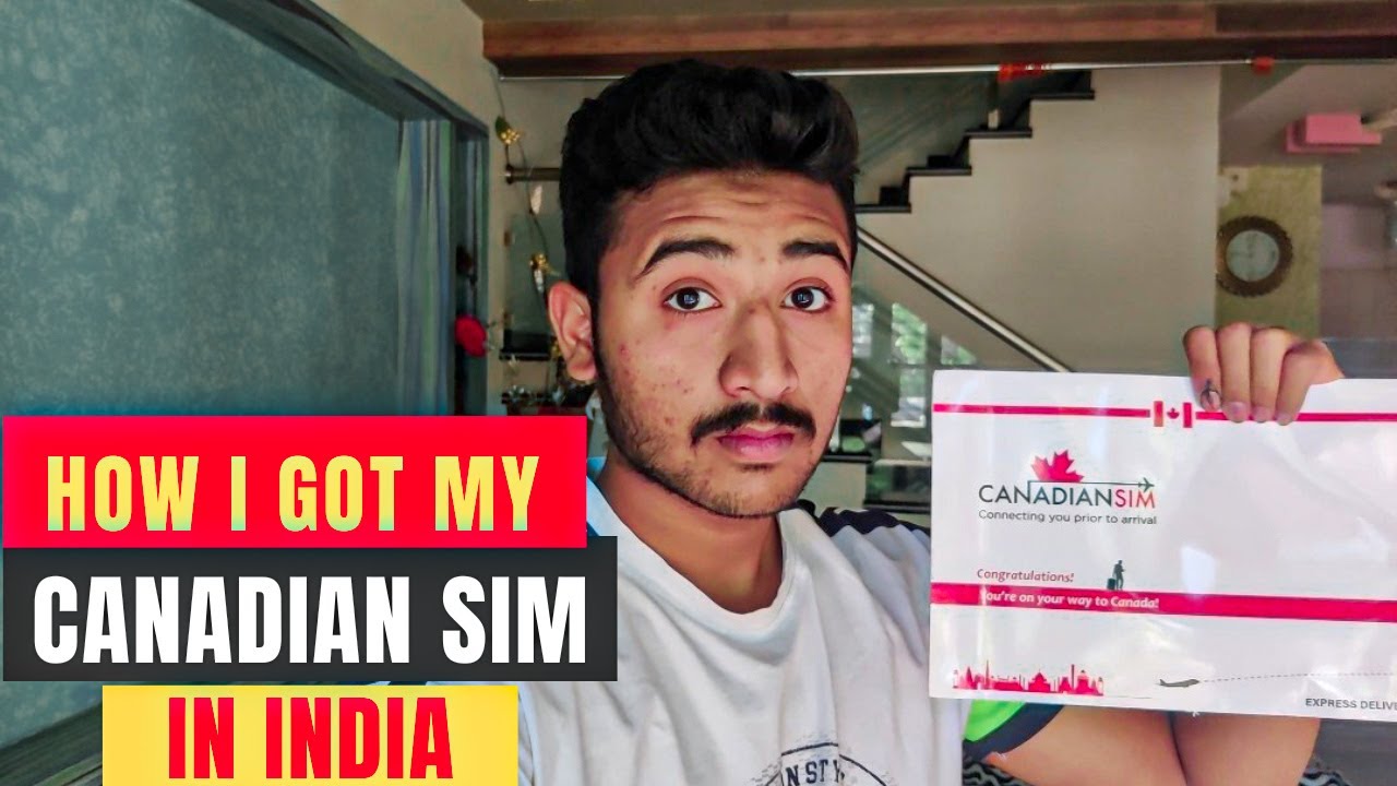 Got my canadian sim in india | International Student | Canada - YouTube