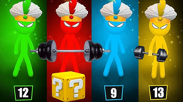 Stickman Party - Tournament Mode 1 2 3 4 Players Random - New MiniGames Gameplay