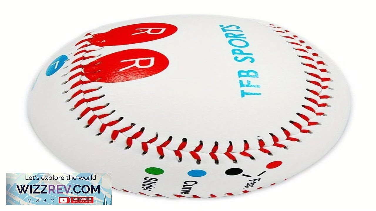 9 Inch Professional Baseball with Finger Placement Markers Competition Training Baseball PVC Review