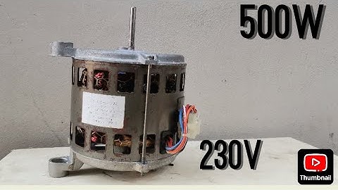 Washing machine motor to generator #how to make high voltage generator #diy powerful generator