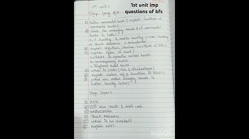 bcom.1st yr sem-2 imp questions of banking and financial services..