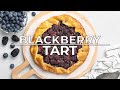 Rustic blackberry tart blackberry galette