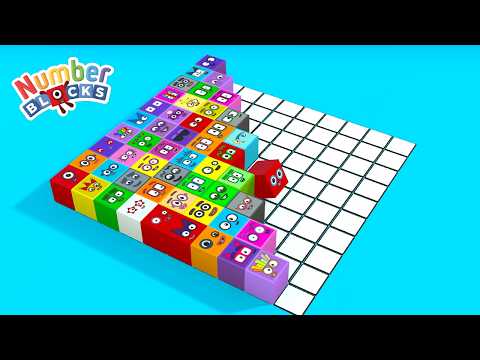 Counting Numberblocks Cube! Learning Numbers 1 to 100 Fun Adventure and Math for Kids